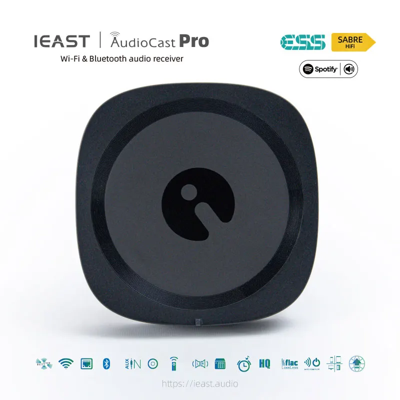 IEAST AudioCast Pro M50 Airplay Wireless WiFi audio receiver multi room Bluetooth 5.0 music box hifi system Tadil tidal pando