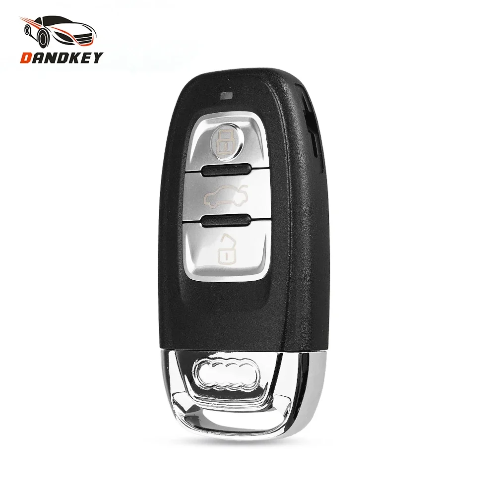 Dandkey 3 Buttons Keyless Entry Replacement Car Remote Key Shell Fob Case For Audi A3 A4 A4L A5 A6 A7 A8 S5 S6 Q5 Q7 RS4