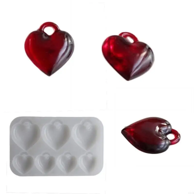 

Sturdy Silicone Mould to Create Heart Pendants for Valentines Gifts