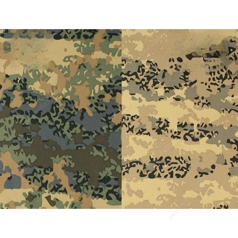 ผ้าไนลอน 500D ลายพรางแบบออสเตรีย วัสดุทางยุทธวิธี ป้องกันอินฟราเรด ทนทานต่อการสึกหรอ แบบผ้าคอร์ดูร่า สำหรับเสื้อกั๊ก กระเป๋า และอุปกรณ์ DIY