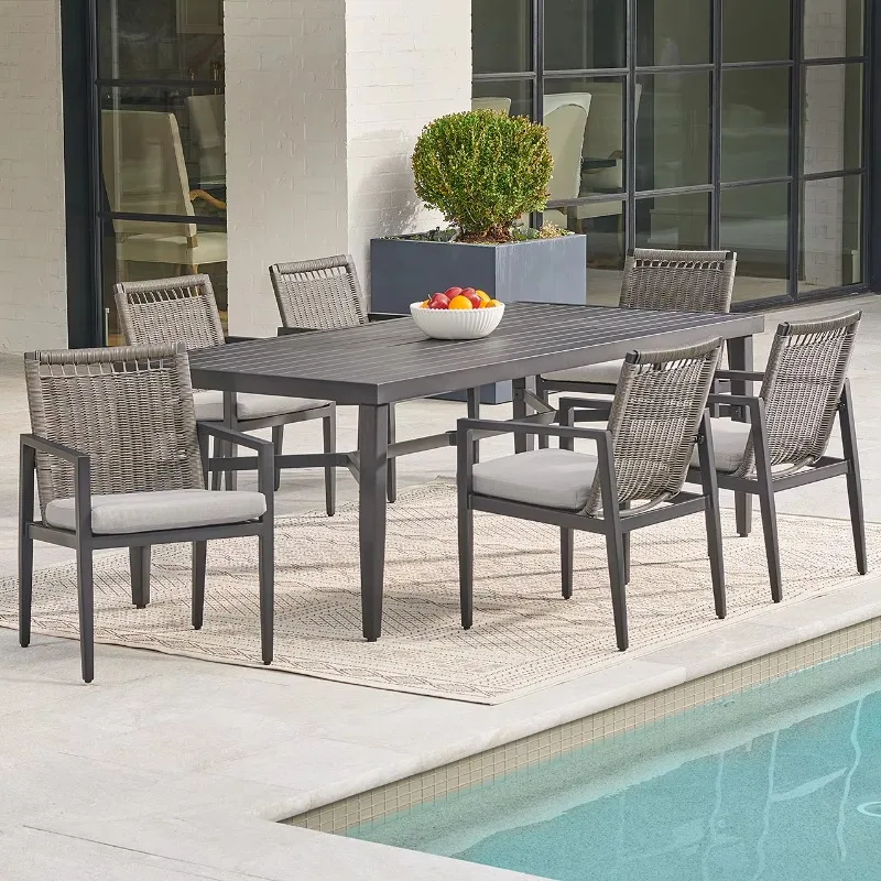 Modern Outdoor Patio Dining Table Factory Direct Sale for Garden Living Room Hotel Entry