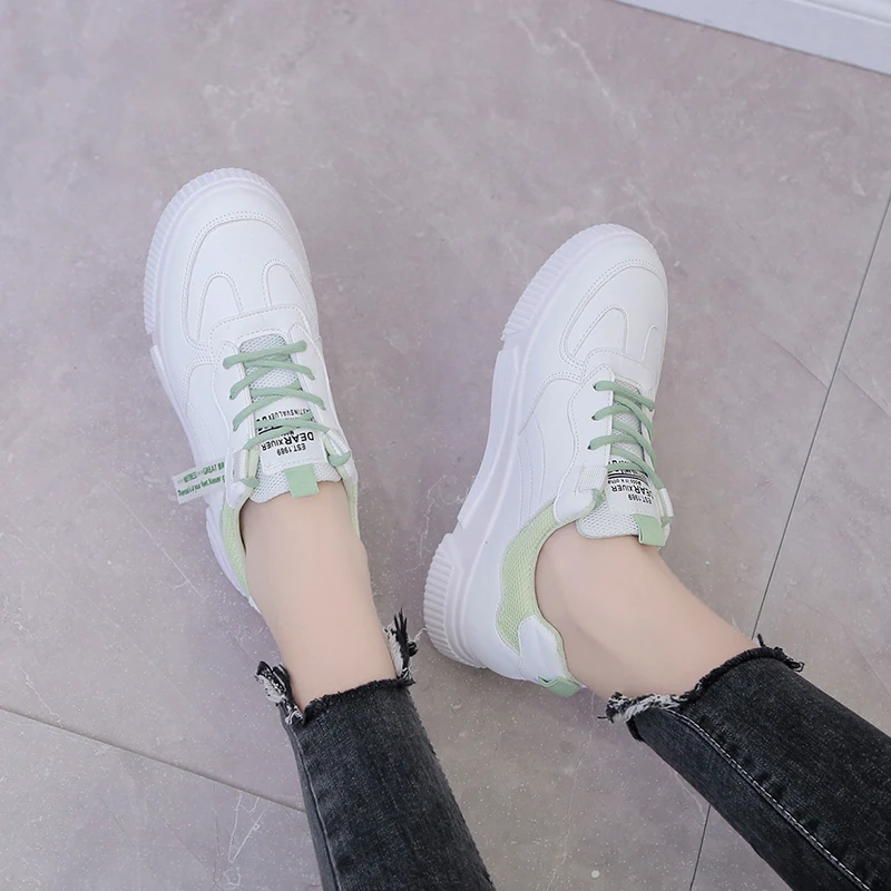 New Spring and Autumn Women's Sports Vulcanized Shoes Spring Running Casual Breathable Summer Women's Shoes 35-44 image 6