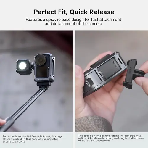 Imagen 2 del producto PGYTECH OSMO ACTION 6 Kit de agarre StreetPro para jaula de cámara