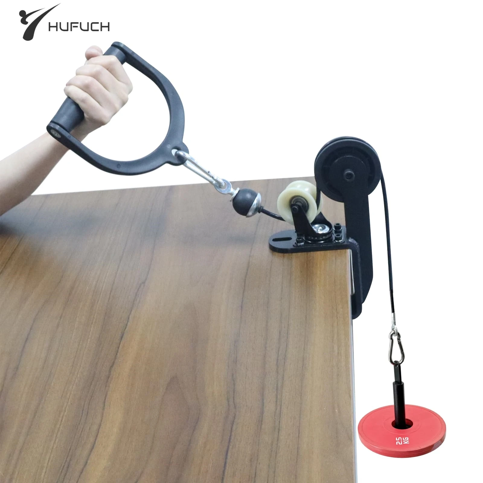 WAP01  Arm Wrestling Training Table Pulley Arm Wrestling Finger Forearm Exerciser Strengthener Home Workout Fitness Equipment