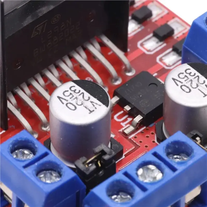 DT39 5X L298N Motor Driver Board Module, Dual H-Bridge Stepper Motor Driver 2A for Arduino Robot Smart Car