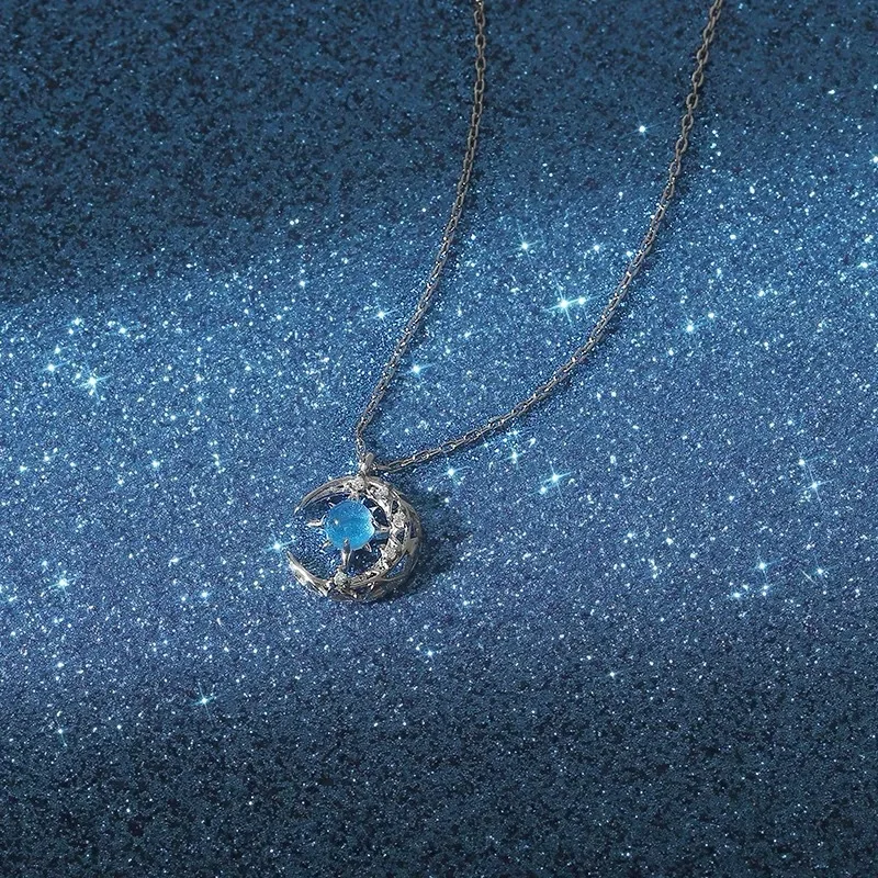 Star Moon Pendant Necklaces for Women