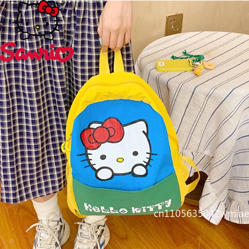 New Student Backpack Fashion High Quality Lightweight Backpack Cartoon Versatile Multi Functional Storage Women's Backpack