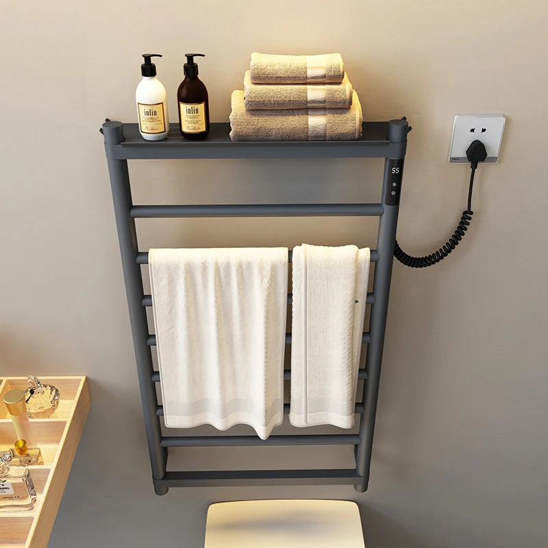 Fast Heating and Overheated Protection Bathroom Heated Towel Warmer Rack for Apartment, Hotel, Spa Club
