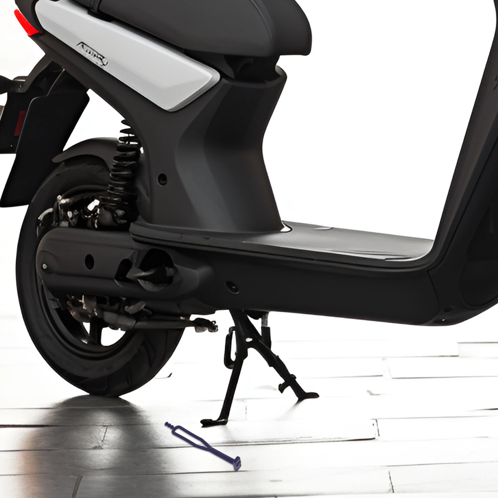 

Motorcycle Side Stand Strap Blue Durable Rubber Material Off Road Parking Stand Accessories Foot Rest Stable Fixing Solution