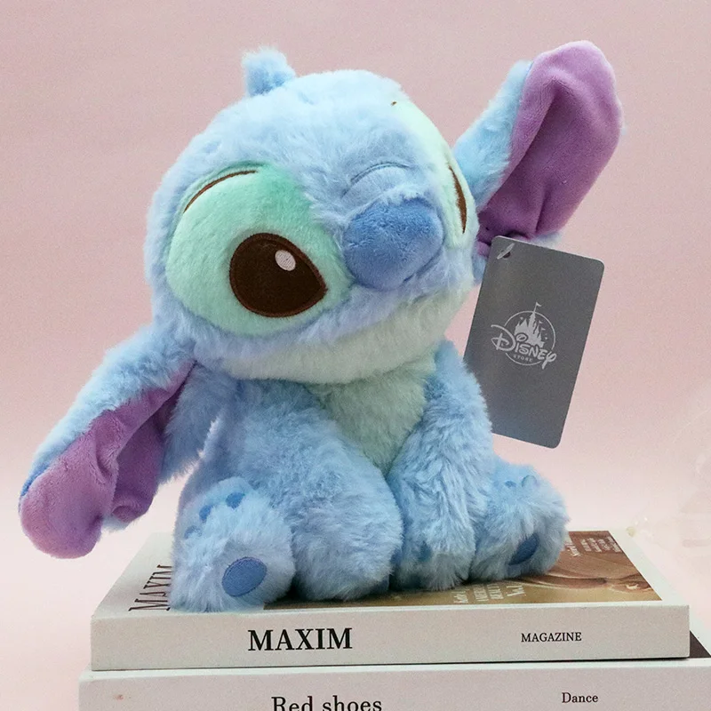 Mainan Mewah Disney Lilo dan Stitch 8 Inci, Boneka Anime Lucu Kawaii, Boneka Anak-anak, Mainan Hewan, Hadiah Anak Laki-laki untuk Pacar