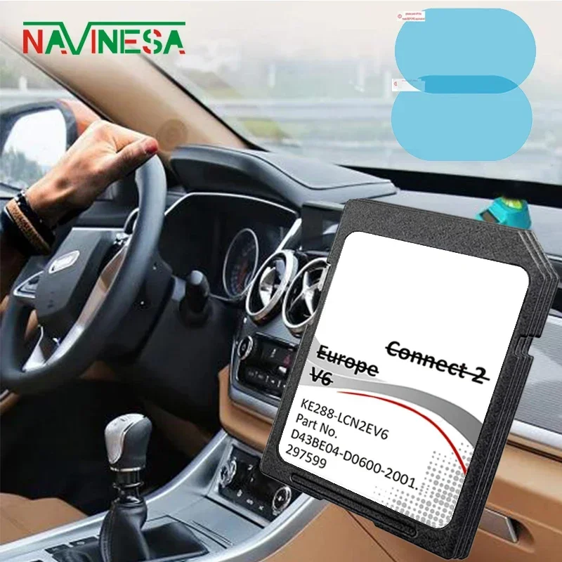 16GB for Nissan Connect2 V6 GPS Version Memory SD Card Navigation Europe Map Car