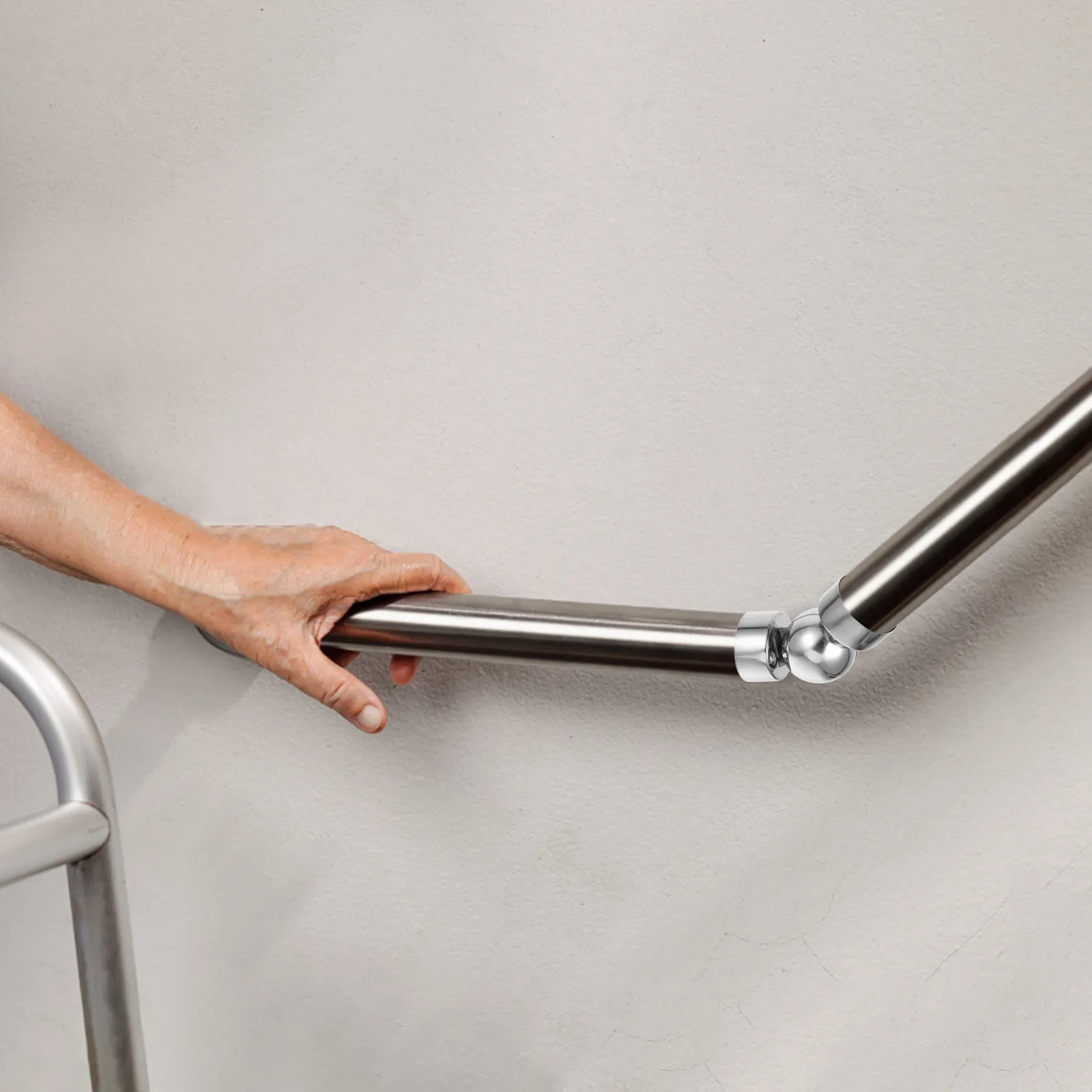 

Heavy Duty Stainless Steel Handrail End Caps Stair Railing Accessories Secure Polished Finish Residential Commercial Stair