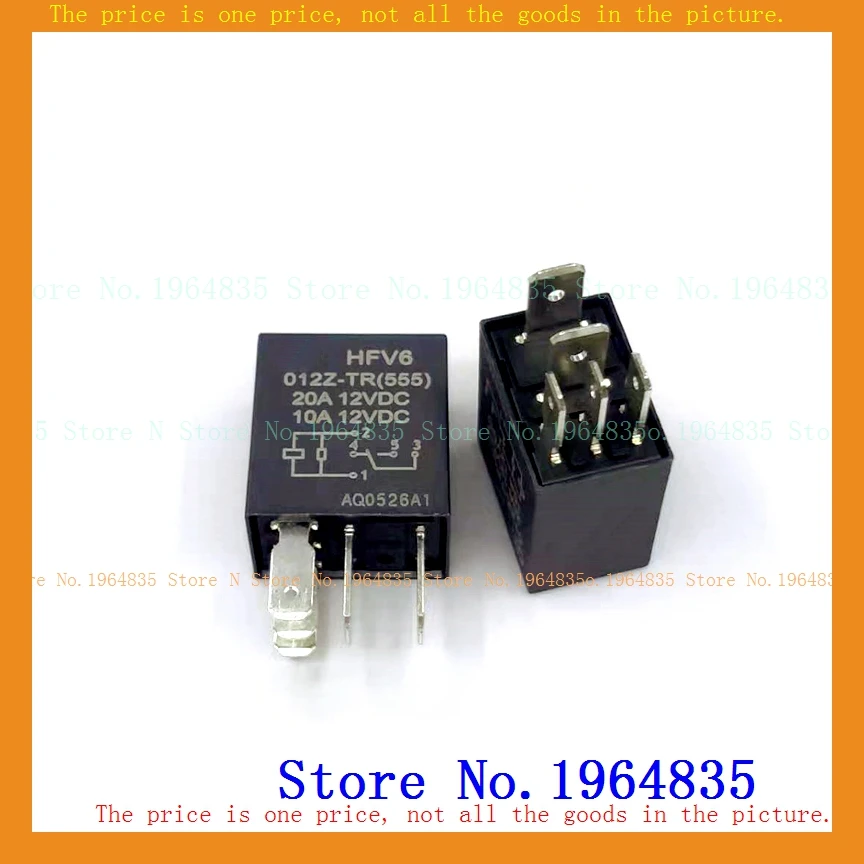 

HFV6 012Z-TR 12VDC DIP-5 20A