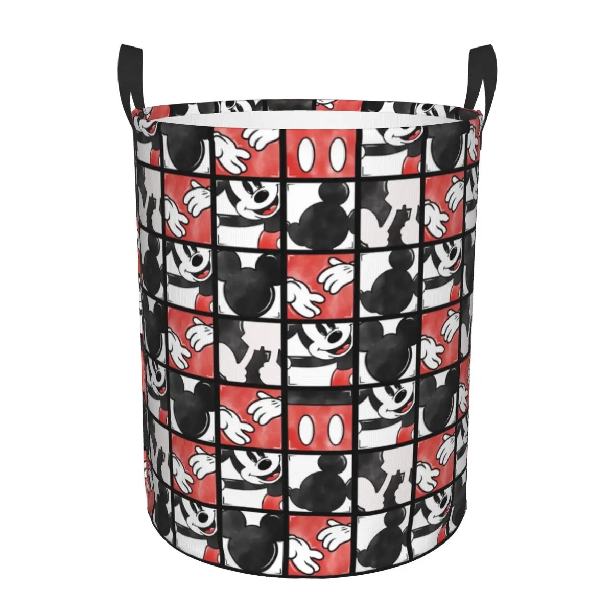 Mickey And Minnie Kids Toys Storage Basket for PlayRoom Decor Gift Laundry Hamper Baskets