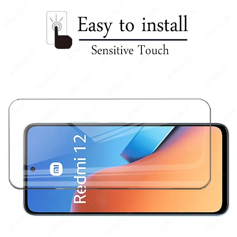Tempered Glass for Xiaomi Redmi 12 12R 12C 12 5G 13C Full Coverage Protective Glass Screen Protector for Xiaomi Redmi 12 Glass