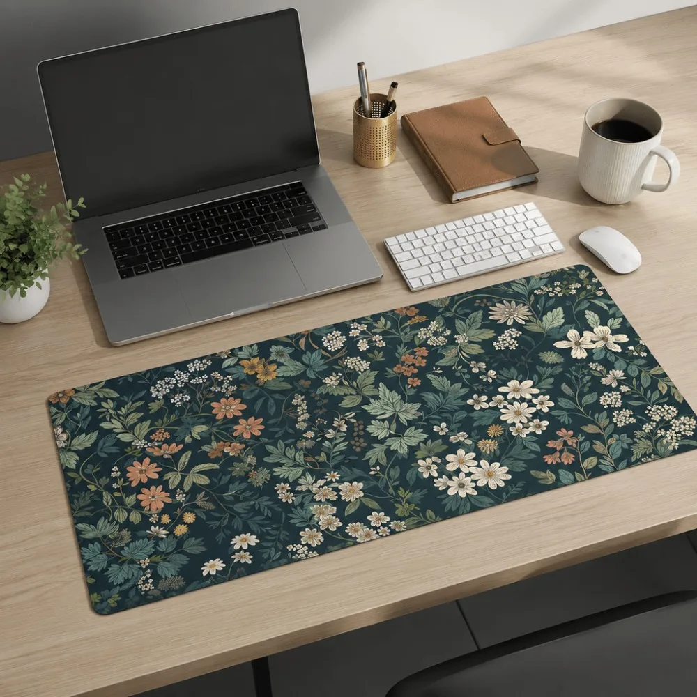 Original floral print in a simple style, suitable for office workers, Perfect for office desks and decoration of workspaces