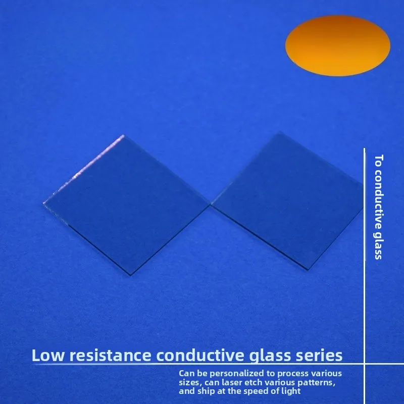 Custom Lab FTO ITO Conductive Glass, Etched Interdigital Electrode & Spiral Line, With Drilling, Invoice Available