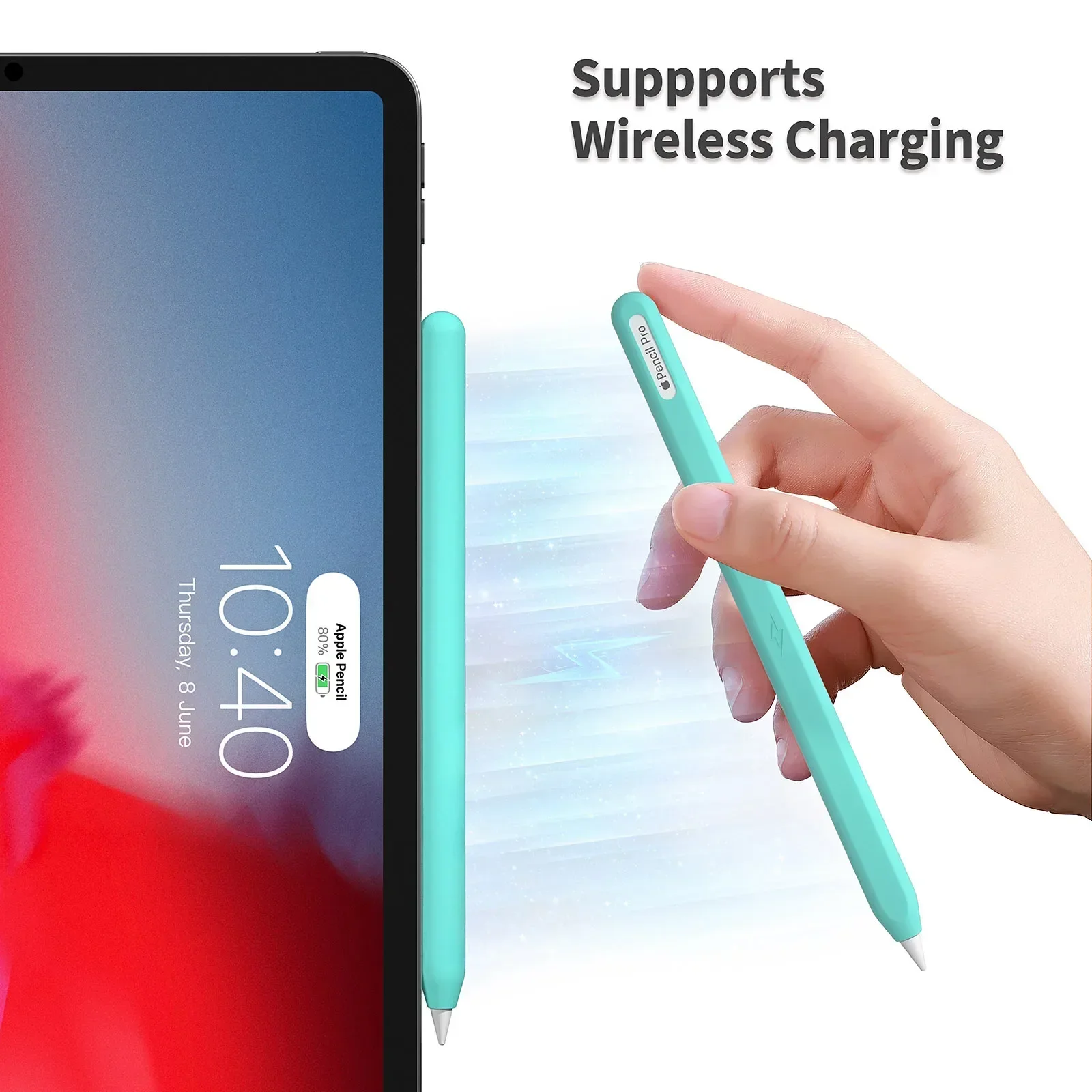 Cover in silicone per Apple Pencil Pro 2024 Custodia protettiva in silicone per IPad Air /Ipad Mini/Ipad Pro /Tablet Pen Case