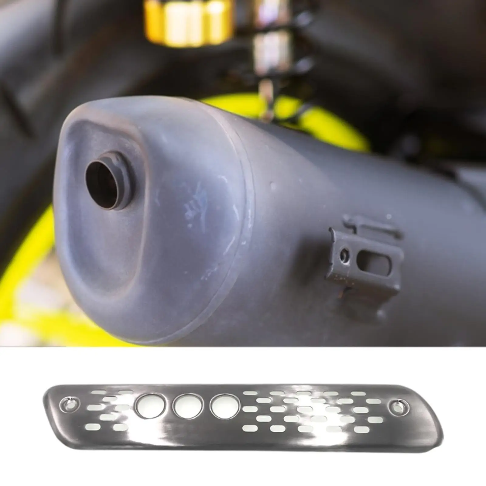 

Motorcycle Exhaust Pipe Cover Decoration Easy to Install Protector Modified Parts Protection Shield for Yamaha PG-1 2024