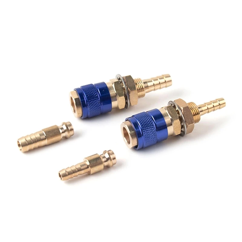 Conector rápido para enchufes soplete soldadura MIG/TIG, Conector rápido 6mm y 8mm, envío directo