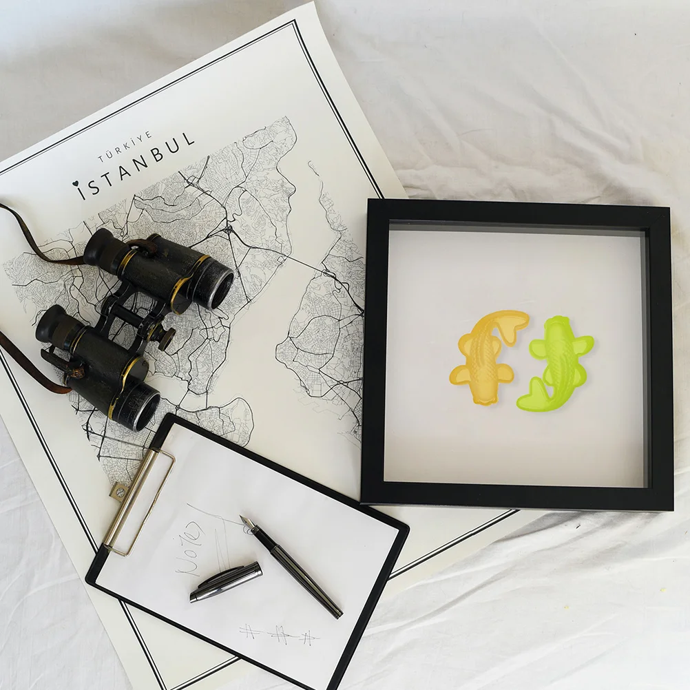 

3Pcs Carp Silicone Mold Soft Flexible DIY Candy Baking Mold Non Stick Fish Shape Mould for Soap Resin Crafts DIY Crafts Mould