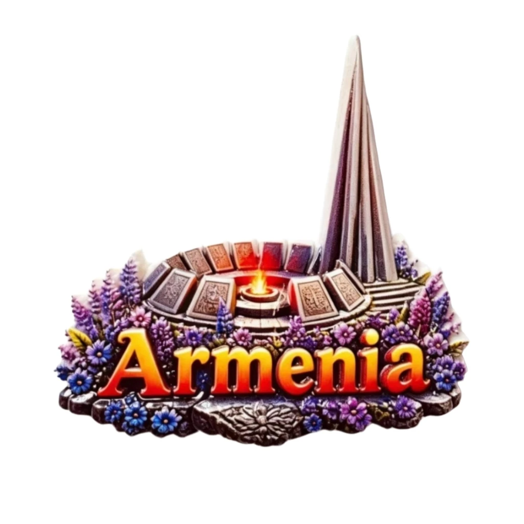 Asia Armenia  3D Fridge Magnets Tourism Souvenir Refrigerator Magnets Sticker