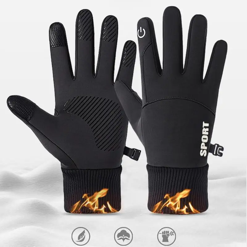 ฤดูหนาวใหม่สกีอุ่นถุงมือ USB ชาร์จความร้อน Mittens WARM Touch Screen Finger Mittens สําหรับผู้ชายผู้หญิงสโนว์บอร์ดเดินป่า