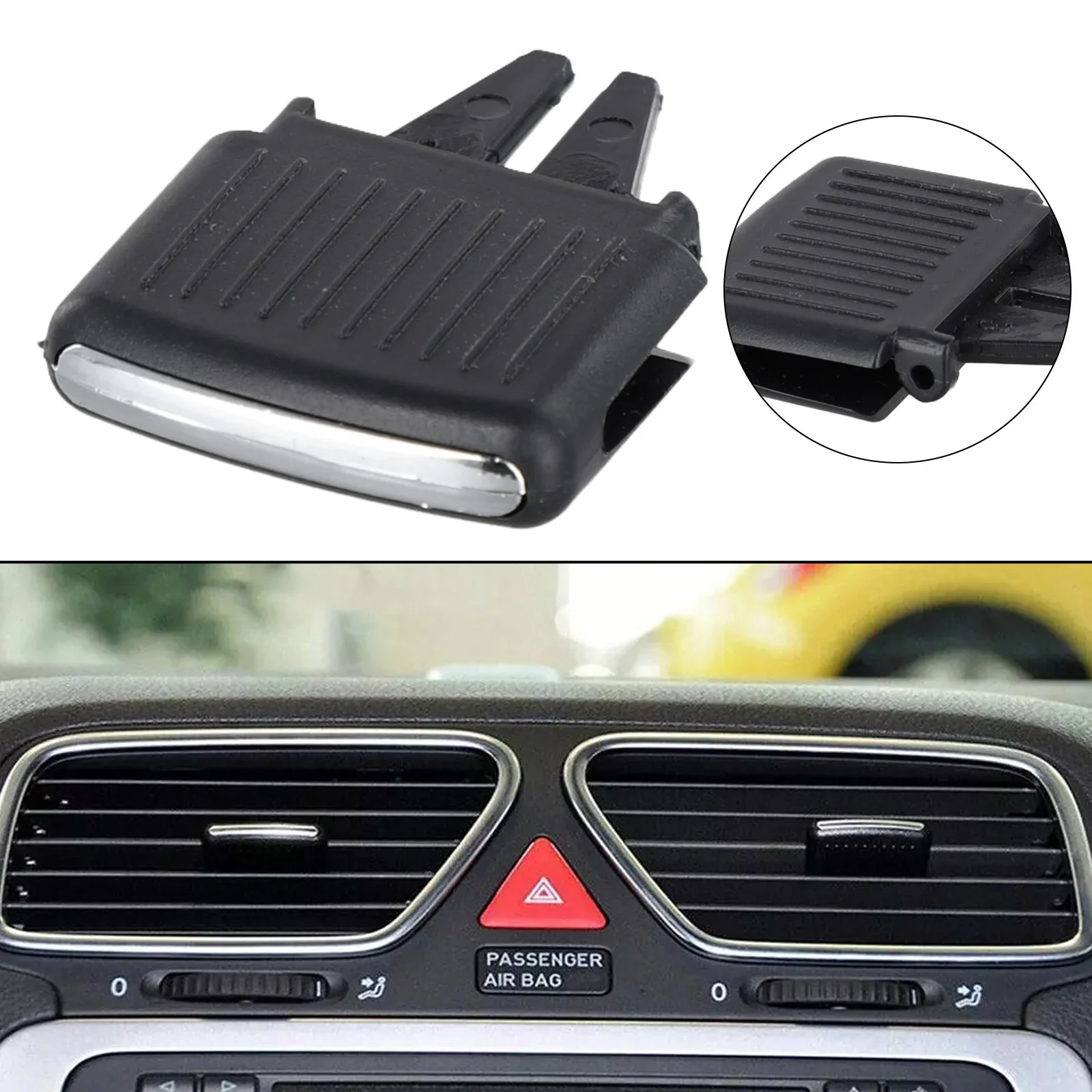 Car Front Dash Center A/C Air Vent Outlet Tab Clip Air Conditioner Clip For MK5 For GOLF 1K0819703 1K0819704 1K0819728