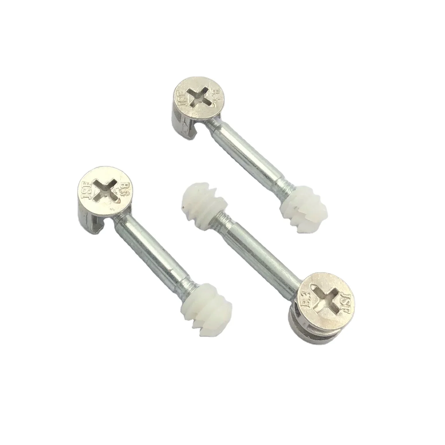 Furniture hardware screw nut bolt fastener circular connector screws quick lock screw and fittings for furniture