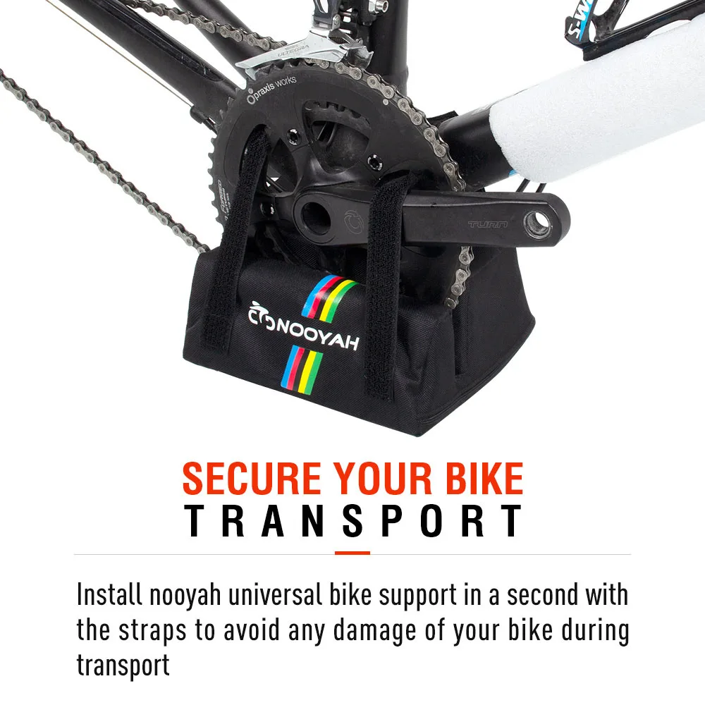 NOOYAH Bike Bag Crankset Transport Protection Bicycle Chainring Support Cover MTB Road Riding Case Cycling Equipment Accessories