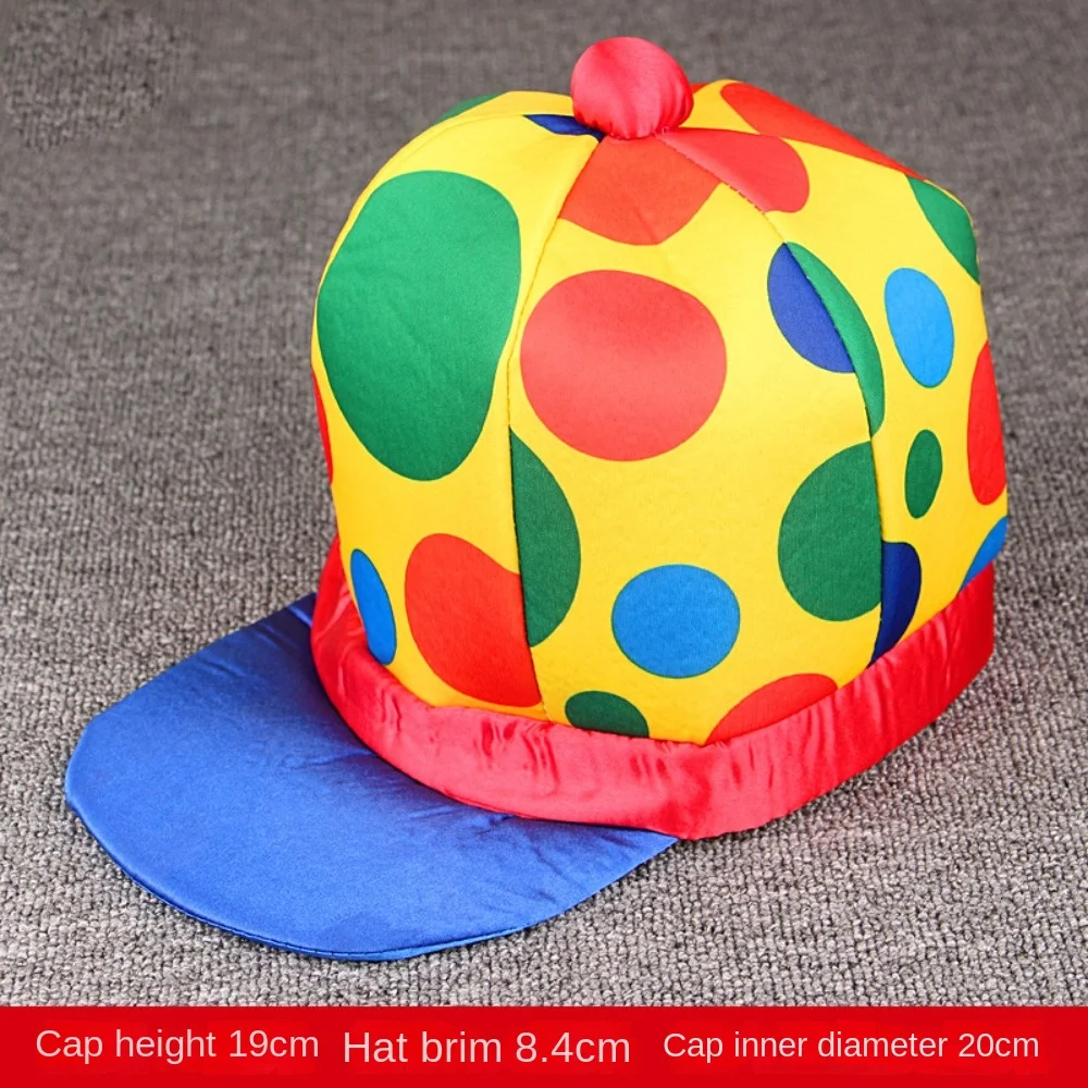 Hot Halloween Masquerade Hat Headwear Joker\'s Funny Costume Funny Hat Party Stage Performance Cosplay Prop Gift For Festival