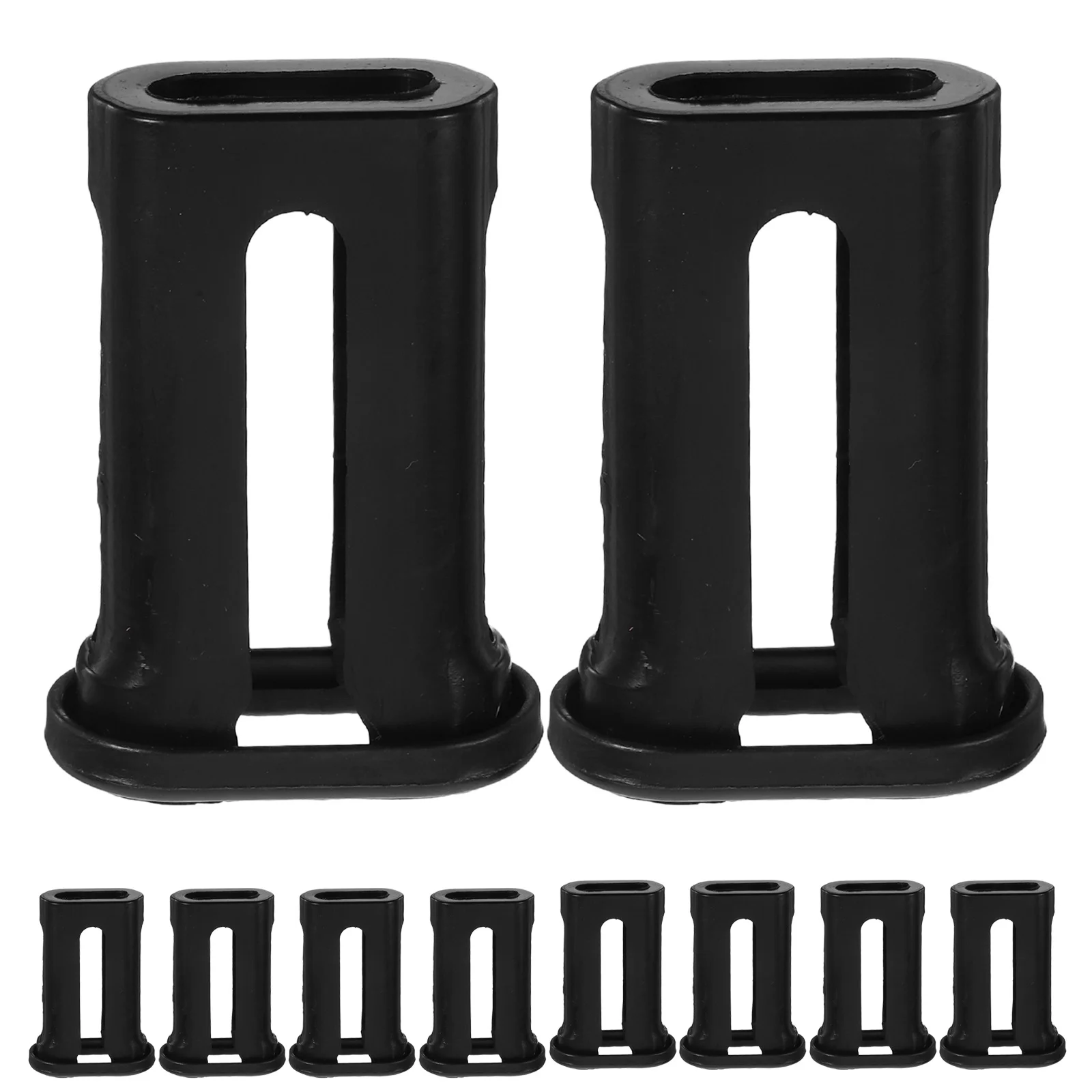 

12Pcs Chair Leg Foot Covers Plastic Floor Protectors Anti-Slip Stool Chair Caps Noise Reduction Furniture Leg Pads Scratch