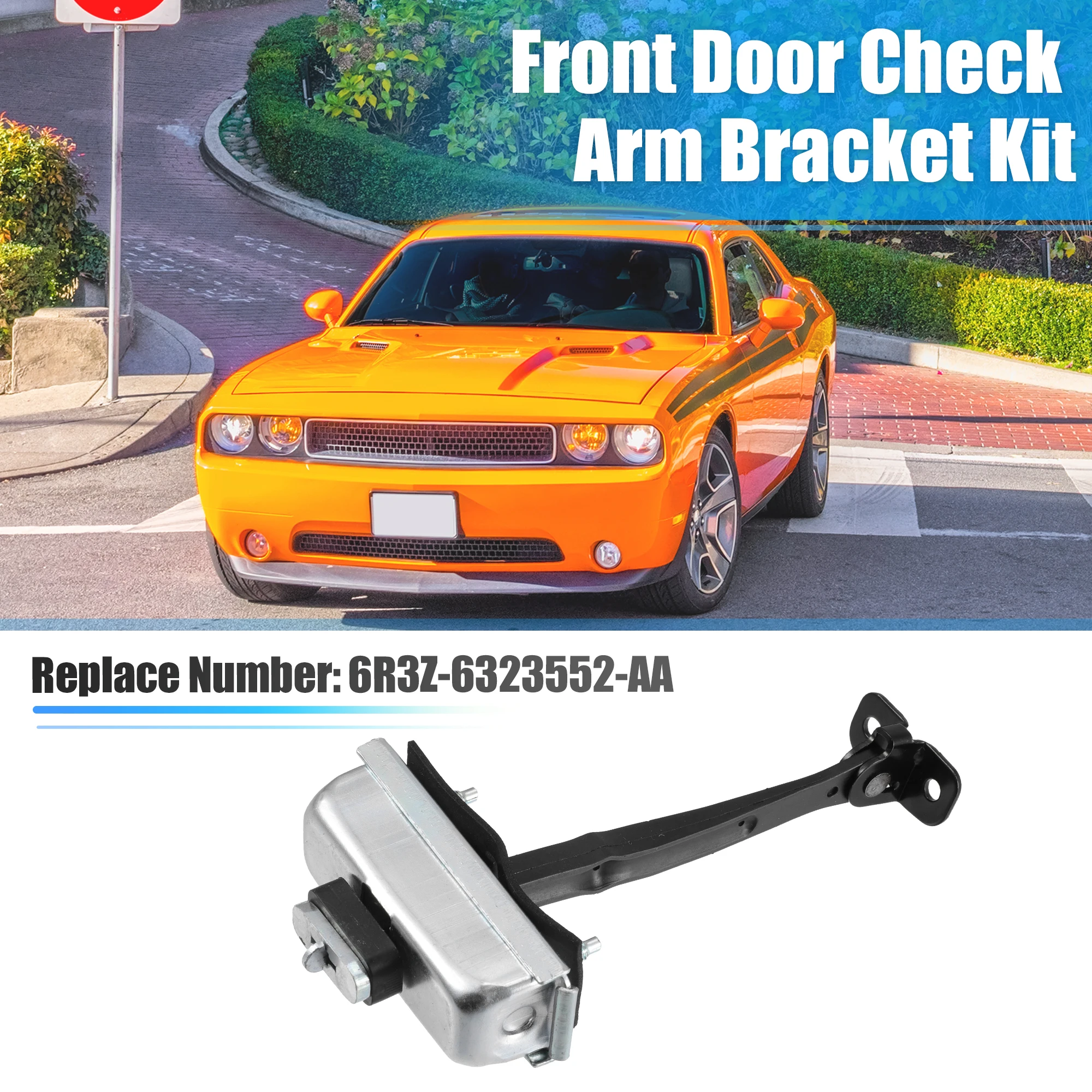

X Autohaux ограничитель ограничителя передней двери автомобиля для Mustang 6R3Z-6323552-AA