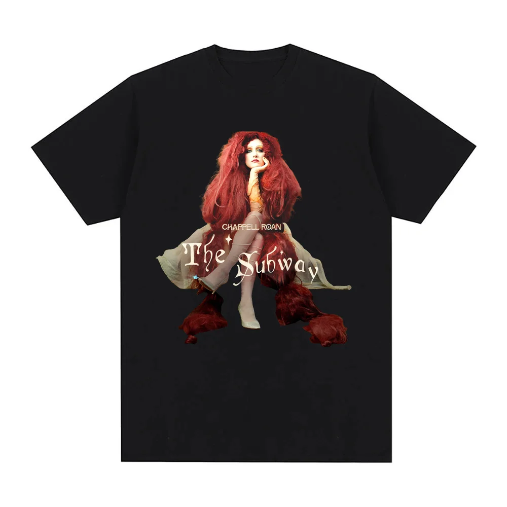 Chappell Roan-The SubwayT Shirt Short Sleeve 100%Cotton Summer Tee-shirt Graphic Printing Tshirt Hip Hop Punk Clothing Tops