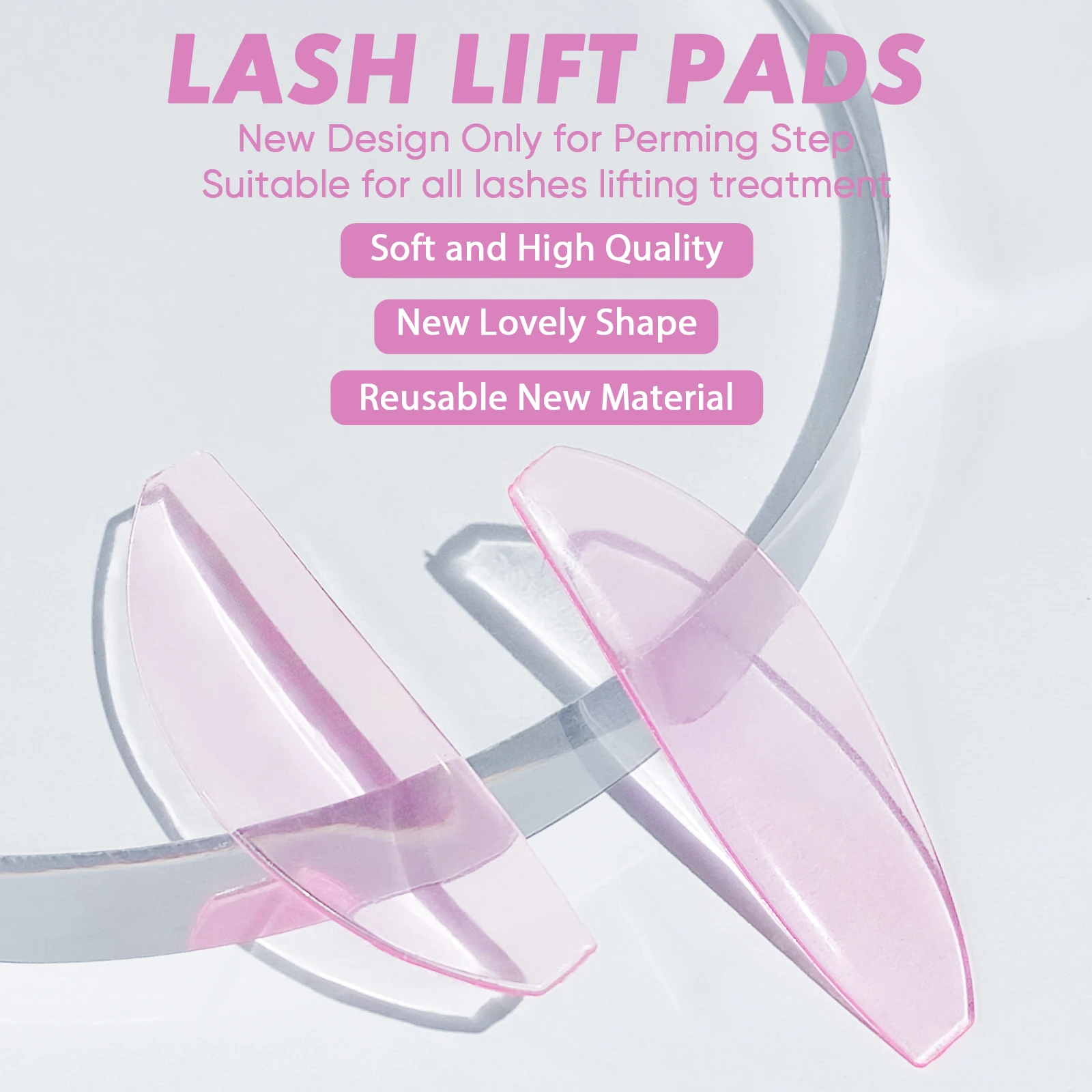 Libeauty 1 par lash lift escudo silicone cílios perm almofadas lash suavização almofadas levantamento cílios modelador acessórios ferramentas de maquiagem