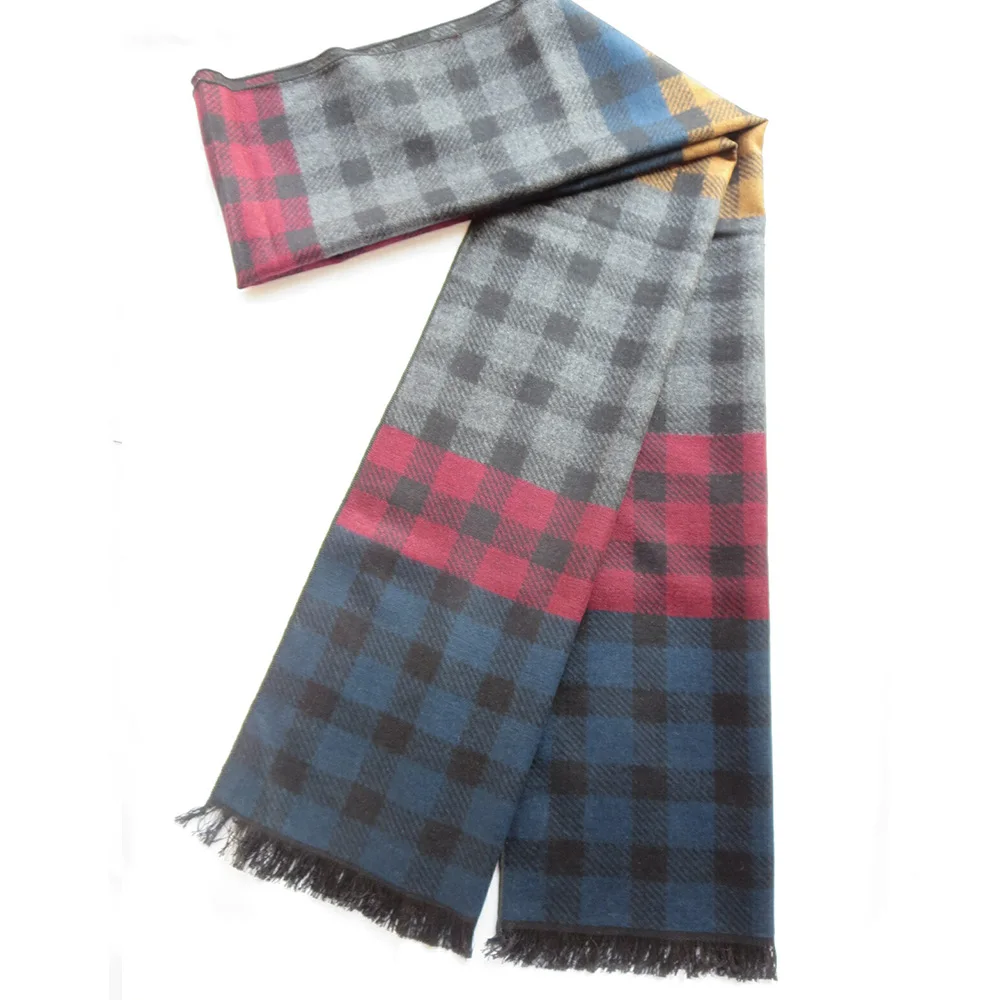FEIMANYUAN Pure Mulberry Silk Scarf Winter Accessories Hot Sale New Natural Silk Square Scarf For Men Fashionable