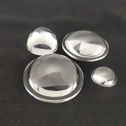 평면 볼록 유리 렌즈, LED 볼록 렌즈 콘덴서, 광학 초점 투명 표면 손전등, 23mm, 34mm, 44mm, 50mm