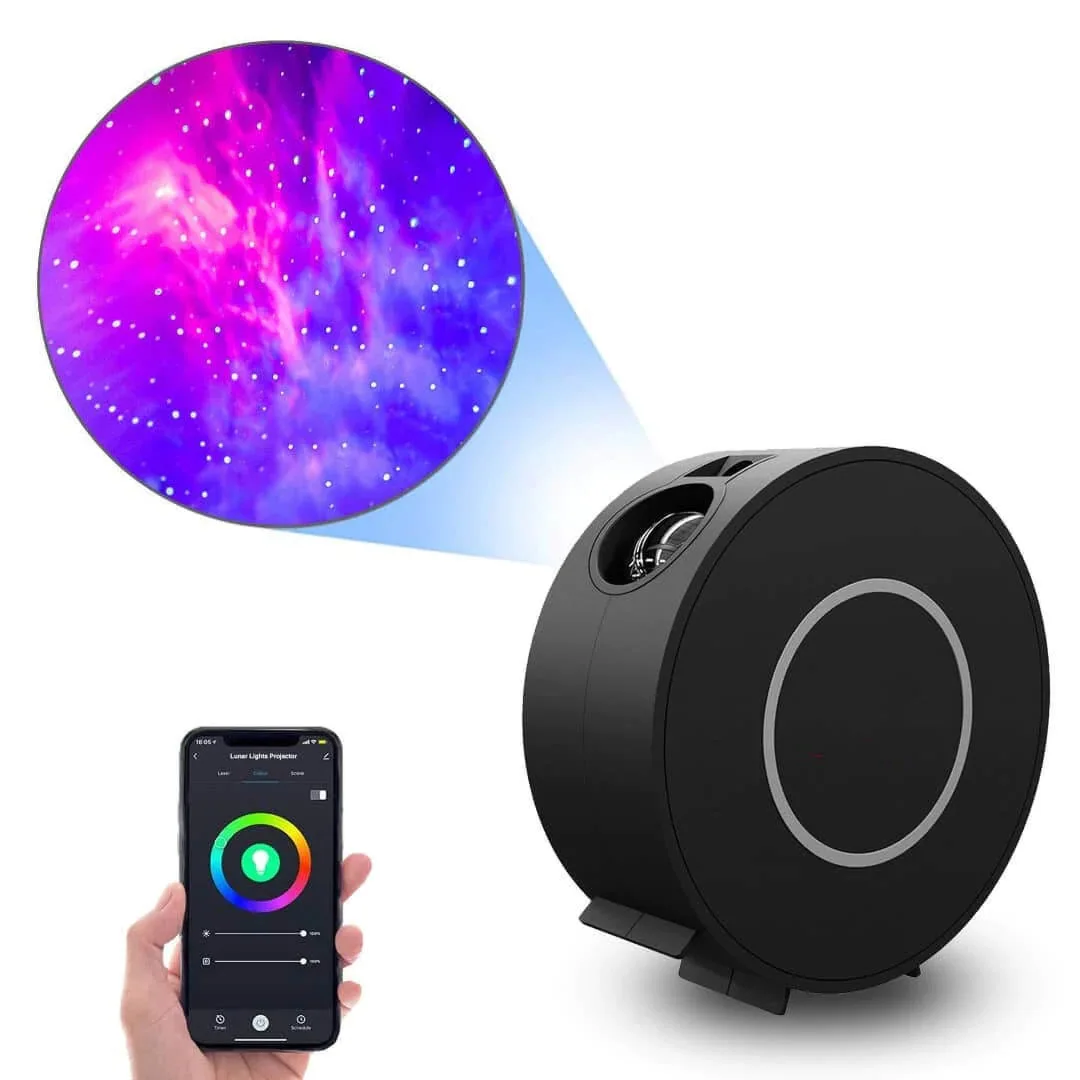 Tuya Smart Star Projector WiFi Laser Starry Sky Projector Waving Night Light Led Colorful APP Wireless Control Alexa Compatible