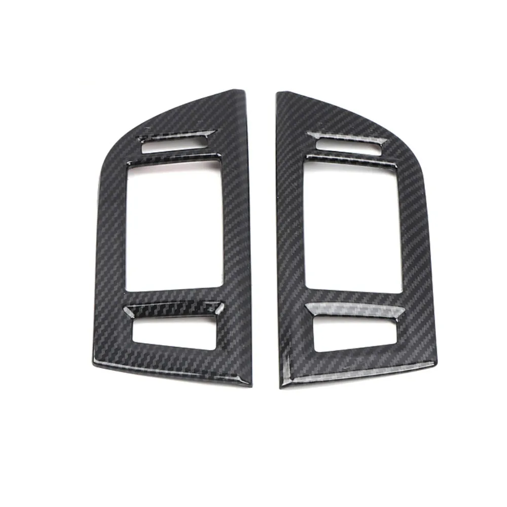 1 Set Car Interior Protection Cover Body Kits For Mitsubishi Pajero 2007-2022 ABS Carbon Fiber Color Car Accessories