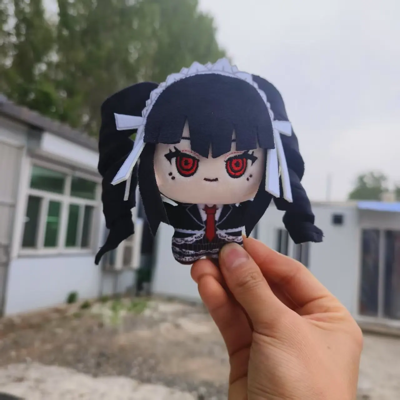 10cm Celestia Ludenberg Plushie Doll Anime yasuhiro taeko Cosplay Cotton Plush Doll Toys Pendants Keychain Birthday Xmas Gift - Image 5