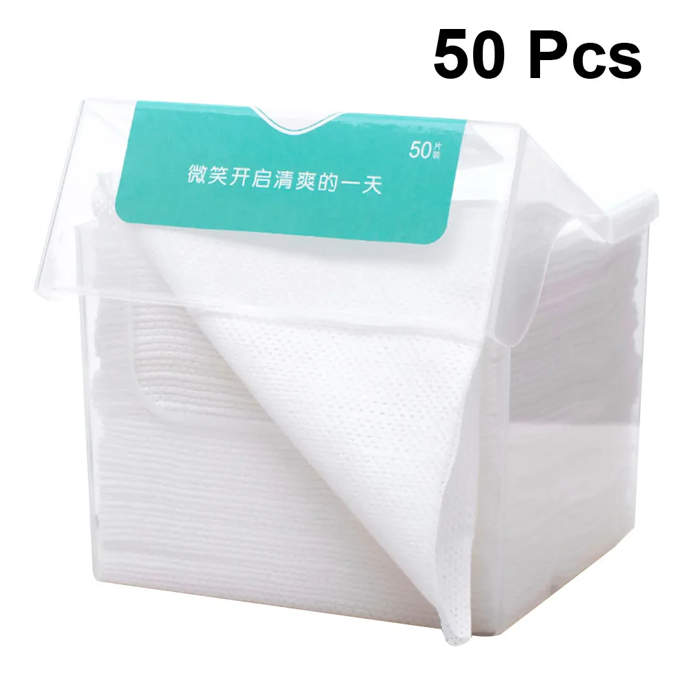 Cotton Facial Tissues Thick Disposable Makeup Remover Towels Soft Portable Face Cleansing Wipes 1 Set