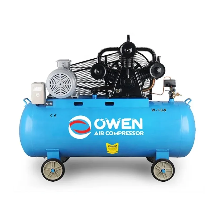 موك 5 قطعة 3Kw/4Hp ضاغط الهواء سرعة 360L/دقيقة 8 بار 150L زيت الديزل حزام صغير مدفوعة ضاغط الهواء