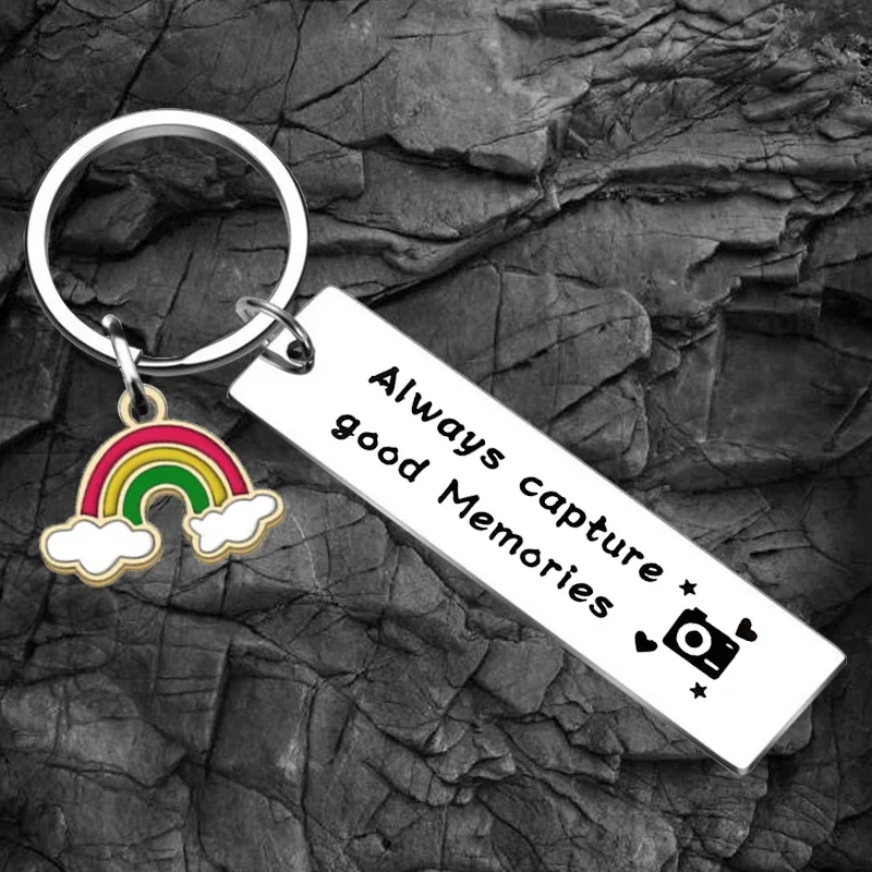 Photography Jewelry Photographer Keychain Always Capture Good Memories Gifts Key Rings Photographer Lover Gift