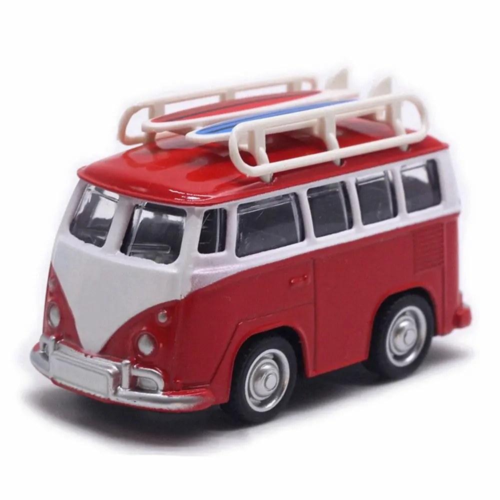 Vintage Diecasts Reisebus Modell Klassische Busse Pädagogische Automodelle Spielzeug Legierung Metall Zurückziehen Auto Auto Dekor