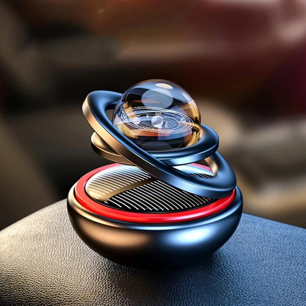 

Aluminum Alloy Material Car Diffuser Star Suspension Design Automatic Rotation Solar Rotating Diffuser