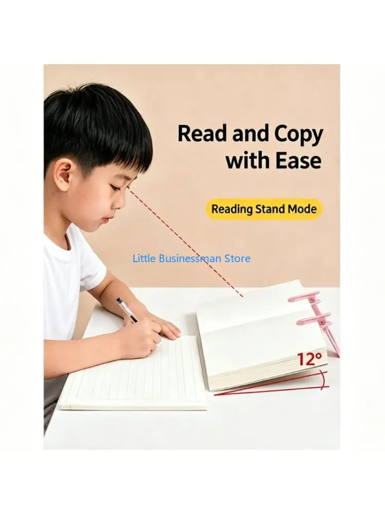 Double-Ended Book Page Clip with Spring Ends Clamp for Textbooks, Sheet Music M76A