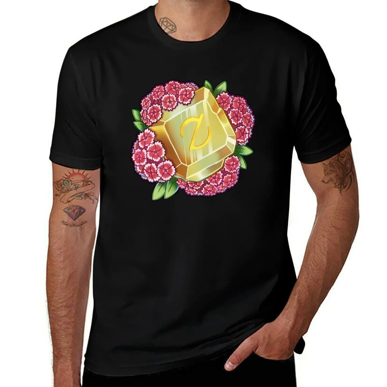 FFXIV Job Stone - GNB T-Shirt Large Size Short Sleeve T-Shirt