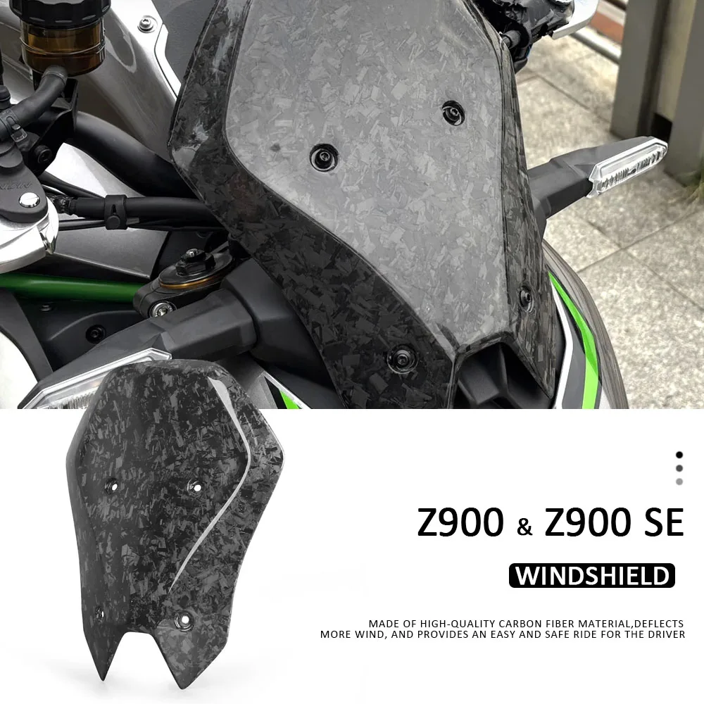 

Sports WindScreen Height Windshield Visor Deflector New Fit For KAWASAKI Z900 Z 900 SE 2025 Z900SE Motorcycle Accessorie