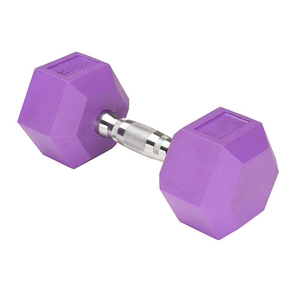 color-coded-anti-roll-rubber-coated-gym-weightshex-dumbbells-for-direct-factory-salepromote-sales