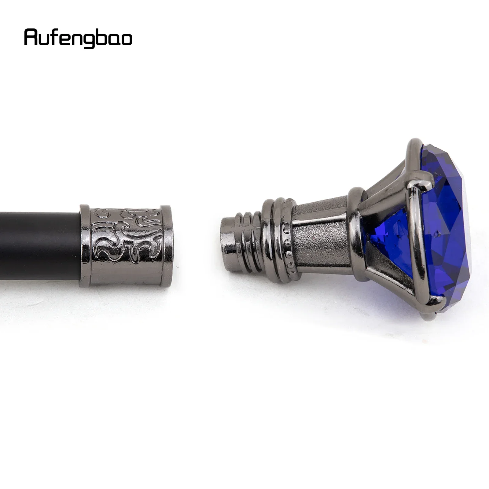 الأرجواني الماس نوع الفضة واحدة مشتركة عصا للمشي الزخرفية Cospaly حزب المألوف عصا للمشي هالوين Crosier 93 سنتيمتر